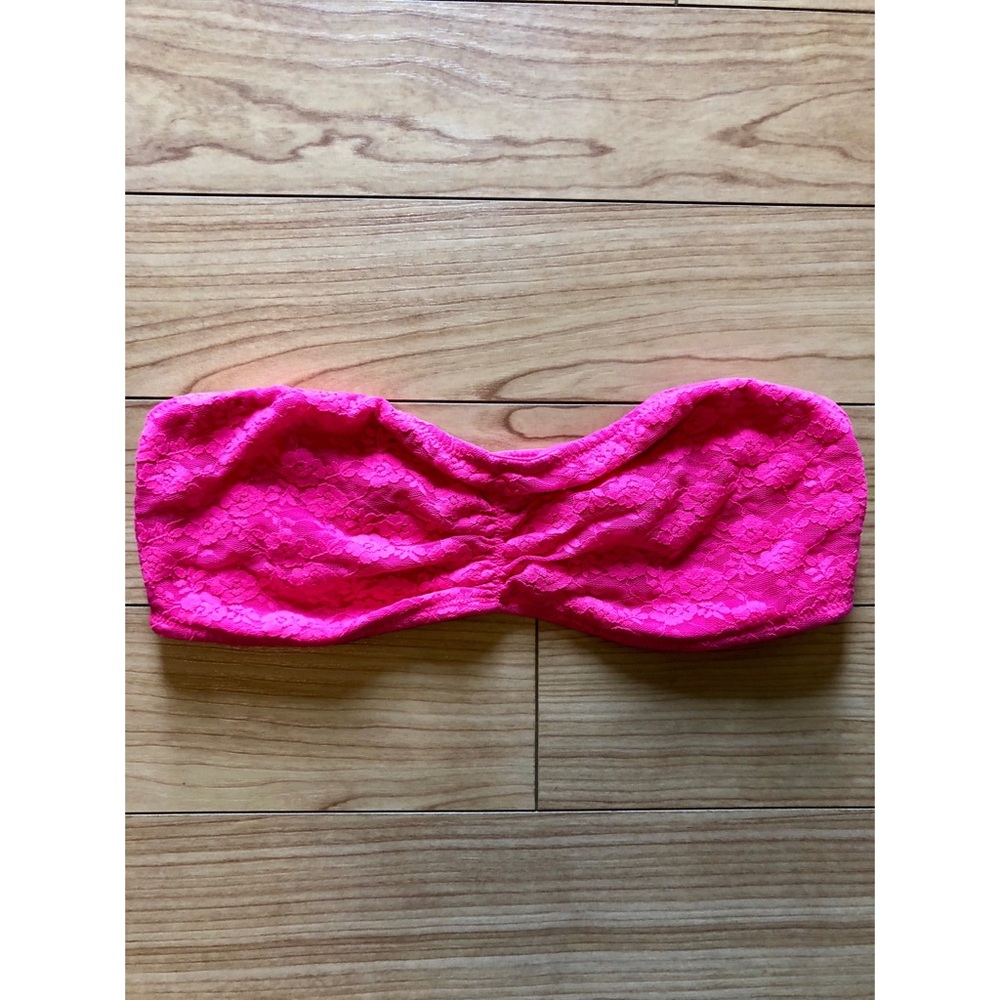 Hot Pink Lace Bandeau